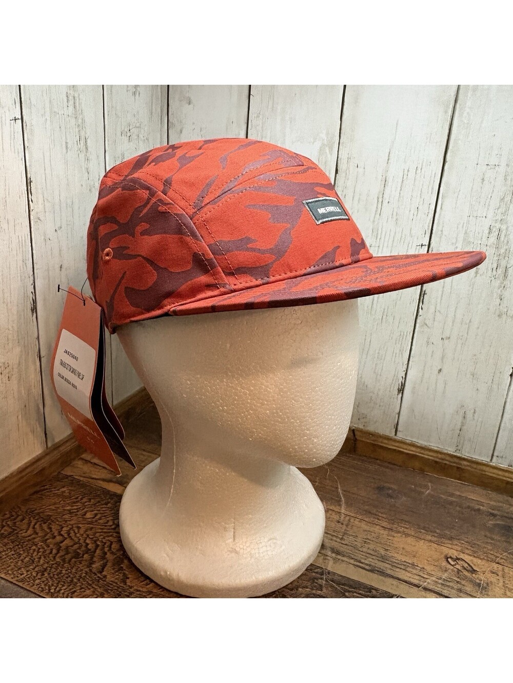 Merrell Trail Running 5-Panel Cap Adjust Hat Bossa Nova Camo JAS25040 Unisex OS
